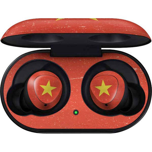 Vietnam Flag Distressed Galaxy Buds Skin