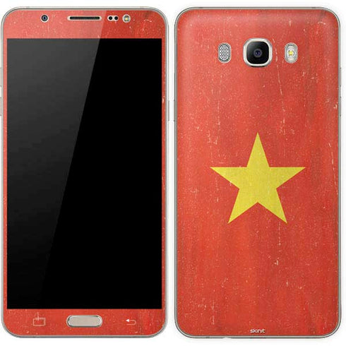 Vietnam Flag Distressed Galaxy J7 Skin