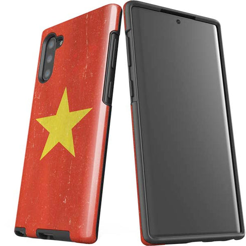 Vietnam Flag Distressed Galaxy Note 10 Pro Case