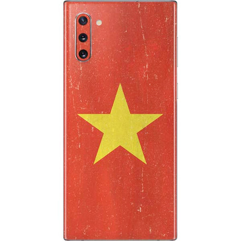 Vietnam Flag Distressed Galaxy Note 10 Skin