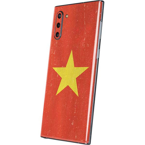 Vietnam Flag Distressed Galaxy Note 10 Skin