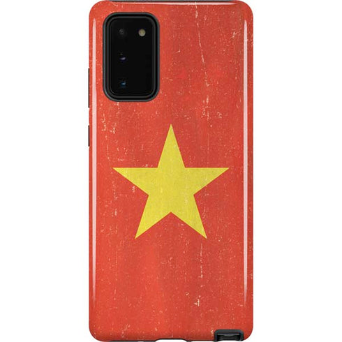 Vietnam Flag Distressed Galaxy Note20 5G Pro Case