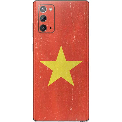 Vietnam Flag Distressed Galaxy Note20 5G Skin