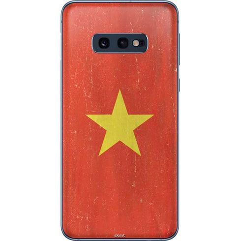 Vietnam Flag Distressed Galaxy S10e Skin