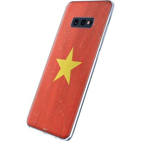 Vietnam Flag Distressed Galaxy S10e Skin