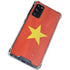 Vietnam Flag Distressed Galaxy S20 FE Clear Case