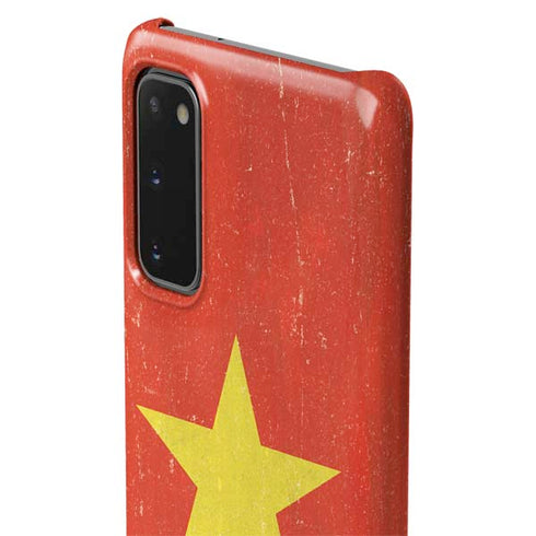 Vietnam Flag Distressed Galaxy S20 Lite Case