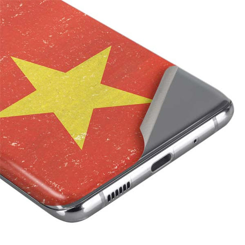 Vietnam Flag Distressed Galaxy S20 Ultra 5G Skin