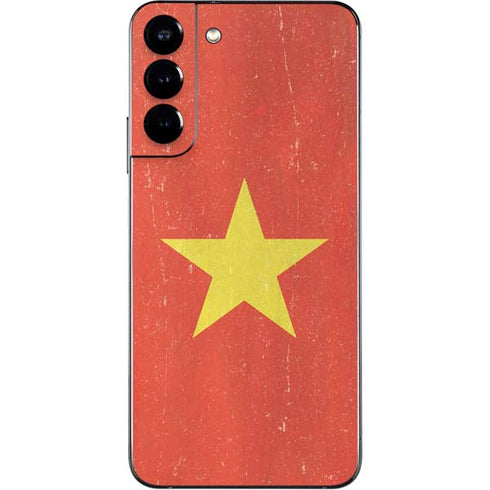 Vietnam Flag Distressed Galaxy S22 Plus Skin