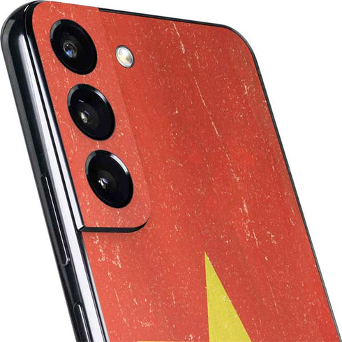 Vietnam Flag Distressed Galaxy S22 Plus Skin
