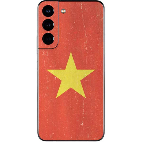 Vietnam Flag Distressed Galaxy S22 Skin