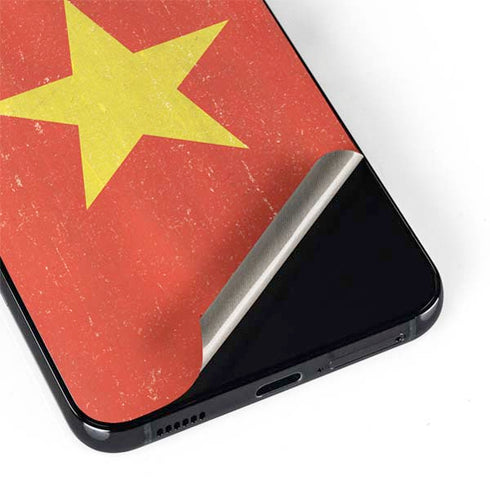 Vietnam Flag Distressed Galaxy S22 Skin