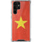 Vietnam Flag Distressed Galaxy S22 Ultra Clear Case