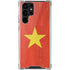 Vietnam Flag Distressed Galaxy S22 Ultra Clear Case