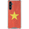Vietnam Flag Distressed Galaxy S23 FE Clear Case