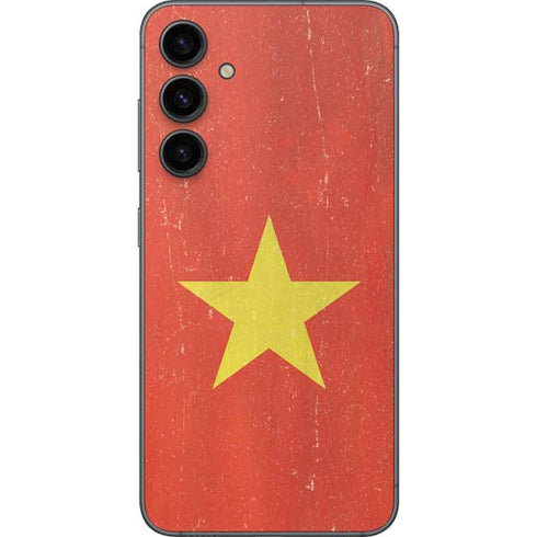 Vietnam Flag Distressed Galaxy S23 FE Skin