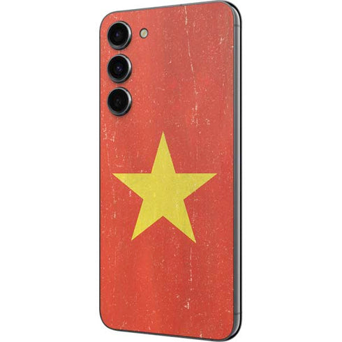 Vietnam Flag Distressed Galaxy S23 Plus Skin