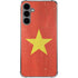 Vietnam Flag Distressed Galaxy S24 Plus Clear Case