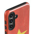 Vietnam Flag Distressed Galaxy S24 Plus Impact Case