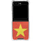 Vietnam Flag Distressed Galaxy Z Flip5 5G Clear Case