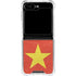 Vietnam Flag Distressed Galaxy Z Flip5 5G Clear Case