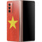 Vietnam Flag Distressed Galaxy Z Fold2 5G Skin