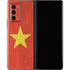 Vietnam Flag Distressed Galaxy Z Fold2 5G Skin