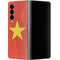 Vietnam Flag Distressed Galaxy Z Fold4 5G Skin