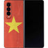 Vietnam Flag Distressed Galaxy Z Fold4 5G Skin