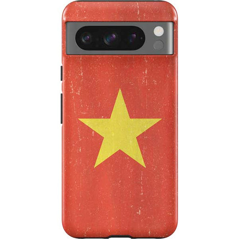 Vietnam Flag Distressed Google Pixel 8 Pro Impact Case