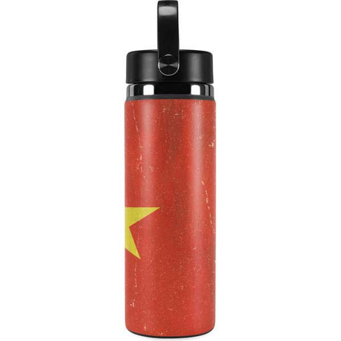 Vietnam Flag Distressed Hydro Flask 20oz Wide Mouth Skin