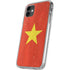 Vietnam Flag Distressed iPhone 11 Clear Case