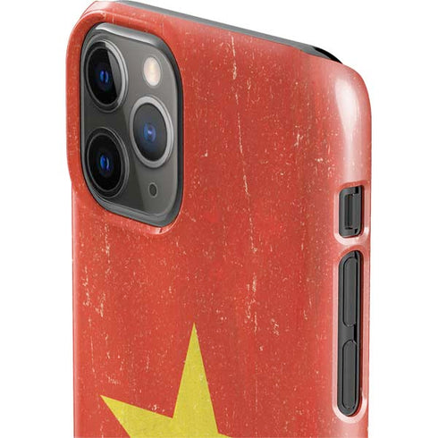 Vietnam Flag Distressed iPhone 11 Pro Lite Case