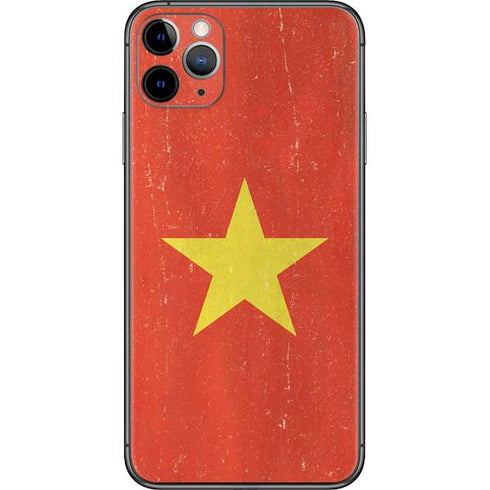 Vietnam Flag Distressed iPhone 11 Pro Max Skin