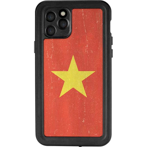 Vietnam Flag Distressed iPhone 11 Pro Waterproof Case