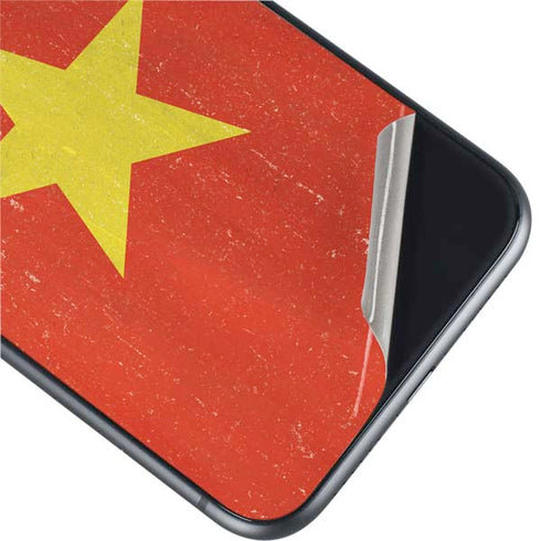 Vietnam Flag Distressed iPhone 11 Skin