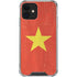 Vietnam Flag Distressed iPhone 12 Clear Case