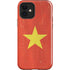 Vietnam Flag Distressed iPhone 12 Impact Case