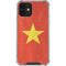 Vietnam Flag Distressed iPhone 12 Mini Clear Case