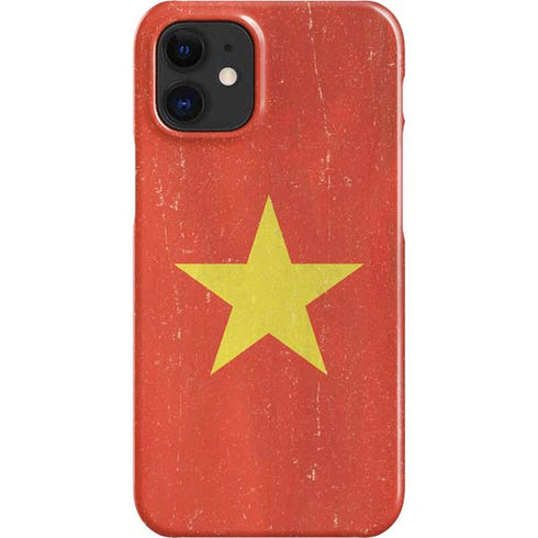 Vietnam Flag Distressed iPhone 12 Mini Lite Case