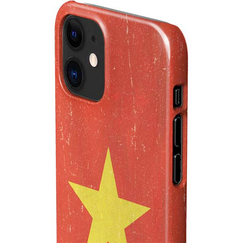 Vietnam Flag Distressed iPhone 12 Mini Lite Case