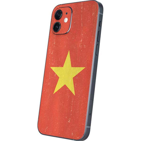 Vietnam Flag Distressed iPhone 12 Mini Skin