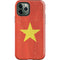 Vietnam Flag Distressed iPhone 12 Pro Impact Case