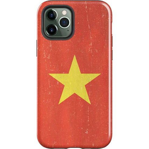 Vietnam Flag Distressed iPhone 12 Pro Max Impact Case