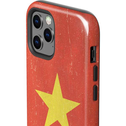 Vietnam Flag Distressed iPhone 12 Pro Max Impact Case