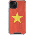Vietnam Flag Distressed iPhone 13 Mini Clear Case