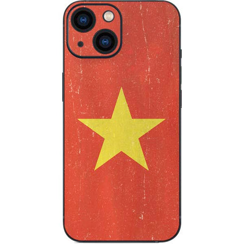 Vietnam Flag Distressed iPhone 13 Mini Skin
