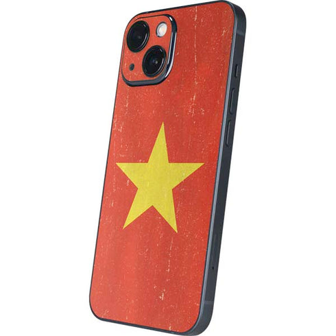 Vietnam Flag Distressed iPhone 13 Mini Skin