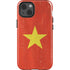 Vietnam Flag Distressed iPhone 15 Impact Case
