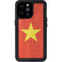 Vietnam Flag Distressed iPhone 14 Pro Max Waterproof Case